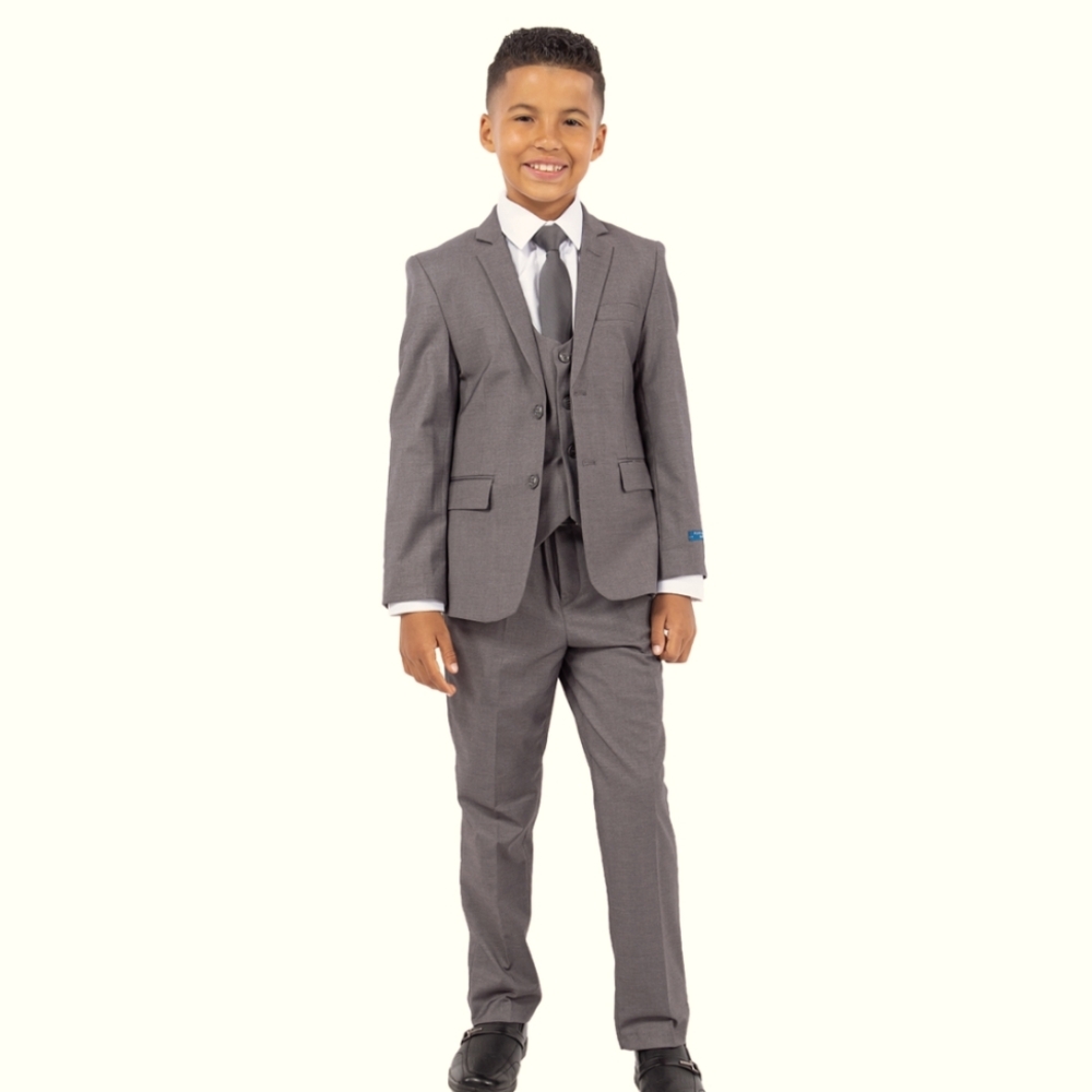 Perry Ellis Boys Suit Medium Grey